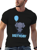 Cute Elephant Happy Birthday T-Shirt