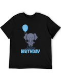Cute Elephant Happy Birthday T-Shirt