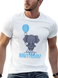 Cute Elephant Happy Birthday T-Shirt