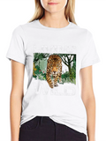 Living Wild Jaguar Graphic Tee - Black