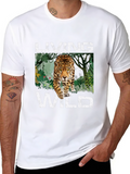 Living Wild Jaguar Graphic Tee - Black