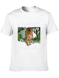 Living Wild Jaguar Graphic Tee - Black