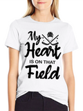 My Heart is on That Field Hockey T-Shirt