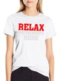 Relax The Drummers Here Graphic T-Shirt