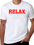 Relax The Drummers Here Graphic T-Shirt
