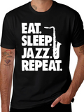 Eat Sleep Jazz Repeat T-Shirt