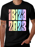 Ibiza 2023 Retro Rainbow T-Shirt