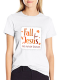 Fall for Jesus T-Shirt - Christian Autumn Tee