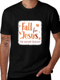 Fall for Jesus T-Shirt - Christian Autumn Tee