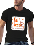 Fall for Jesus T-Shirt - Christian Autumn Tee