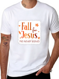 Fall for Jesus T-Shirt - Christian Autumn Tee