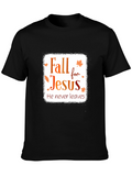 Fall for Jesus T-Shirt - Christian Autumn Tee