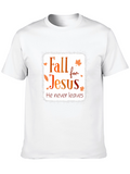 Fall for Jesus T-Shirt - Christian Autumn Tee