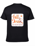 Fall for Jesus T-Shirt - Christian Autumn Tee