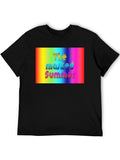 The Masked Summer Rainbow Graphic Tee