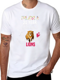 21 Year Old Girl Lion Lover T-Shirt