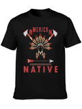 American Native Graphic T-Shirt