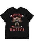 American Native Graphic T-Shirt