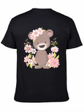 Floral Bear Graphic Tee