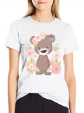 Floral Bear Graphic Tee