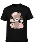 Floral Bear Graphic Tee