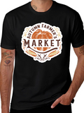 Autumn Farmers Market Graphic T-Shirt
