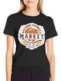 Autumn Farmers Market Graphic T-Shirt