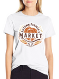 Autumn Farmers Market Graphic T-Shirt