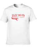 Jazz Do It Graphic Tee - Black Cotton T-Shirt