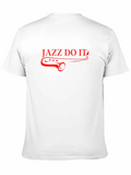 Jazz Do It Graphic Tee - Black Cotton T-Shirt