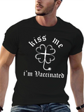 Kiss Me Im Vaccinated St. Patricks Day T-Shirt