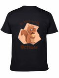 October Squirrel Graphic Tee