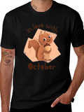 October Squirrel Graphic Tee