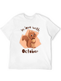 October Squirrel Graphic Tee