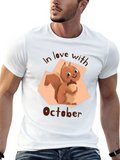 October Squirrel Graphic Tee