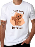 October Squirrel Graphic Tee