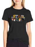 Star Wars Cartoon Character Graphic Tee