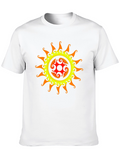 Tribal Sun Graphic Black T-Shirt