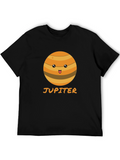 Cute Jupiter Planet Graphic Tee - Astronomy T-Shirt