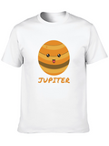 Cute Jupiter Planet Graphic Tee - Astronomy T-Shirt