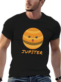 Cute Jupiter Planet Graphic Tee - Astronomy T-Shirt