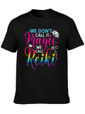 Reiki Magic T-Shirt - Black Cotton Spiritual Tee
