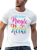 Reiki Magic T-Shirt - Black Cotton Spiritual Tee