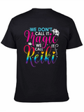 Reiki Magic T-Shirt - Black Cotton Spiritual Tee