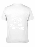 Vegan Love Broccoli Graphic Black T-Shirt