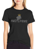 HUSTLPRNR Lion Crown Graphic Tee