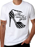 Here Comes the Girls Heel Graphic Tee