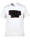 Gobble Time Black T-Shirt - Thanksgiving