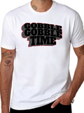 Gobble Time Black T-Shirt - Thanksgiving
