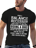 Balance Recesser Riding A Bike T-Shirt
